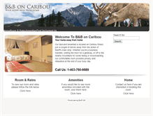 Tablet Screenshot of bbcaribou.com